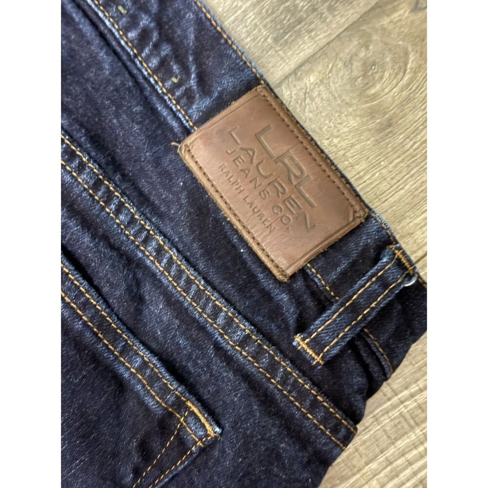 LRL LAUREN Ralph Lauren Jeans Co. Women's 18W Classic Straight Dark Wash Stretch - Picture 7 of 7